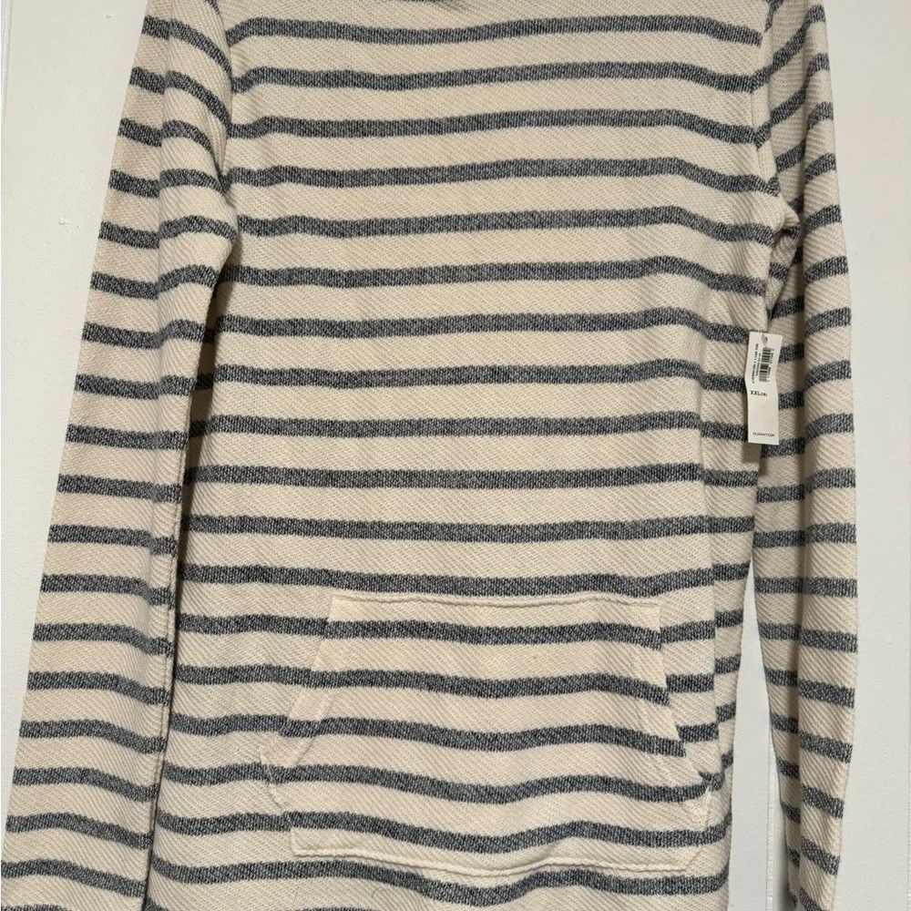 Striped Cali-Fleece Pullover Hoodie